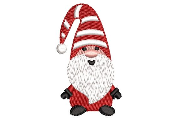 Christmas Gnome Embroidery Design