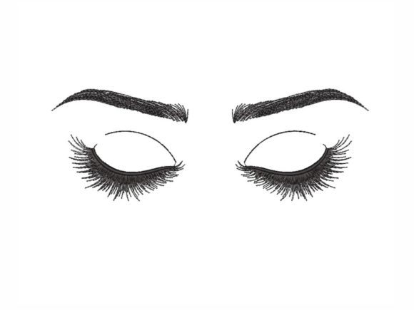 Eyelashes Embroidery Design Review