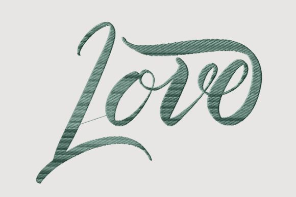 Love: A Versatile Embroidery Design
