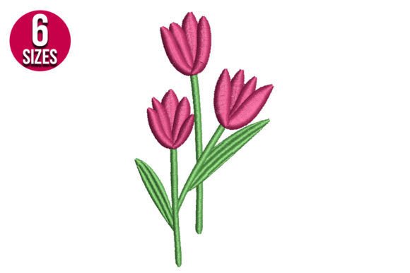 Tulips for Seasonal Embroidery