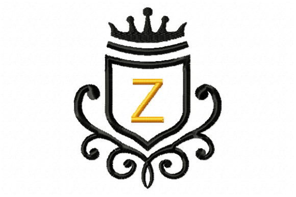 Vintage Royal Letter Z